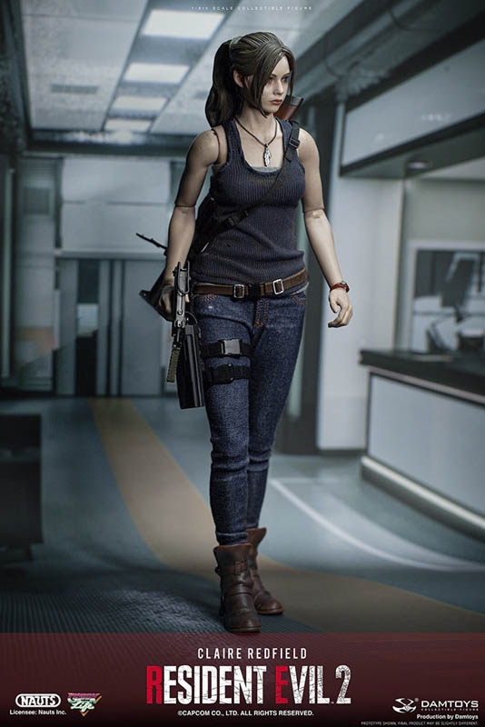 Pré-venda DAMTOYS DMS038 1/6 Resident Evil 2 – Claire Redfield