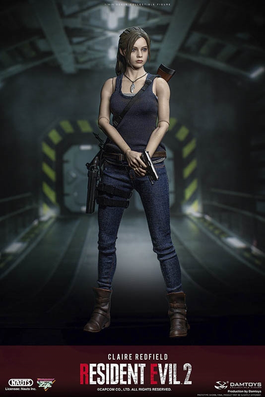 Pré-venda DAMTOYS DMS038 1/6 Resident Evil 2 – Claire Redfield