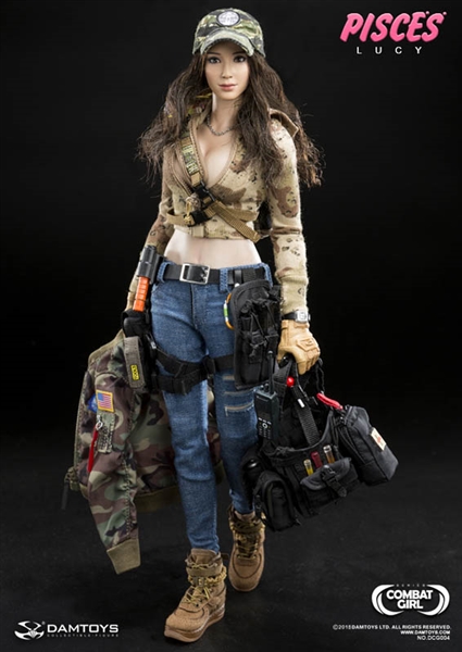 Lucy - Combat Girl Series - Pisces - DAM Toys 1/6 Scale Figure