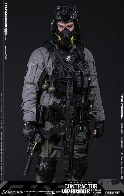 Ragnar Thorne Extreme Zone Military Contractor - VIPERIDAE CERASTES - DAM Toys 1/6 Scale Figure