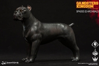 Casro in Black - Dog for Archibald Spade 8 - Gangster's Kingdom - DAM Toys 1/6 Scale Figure