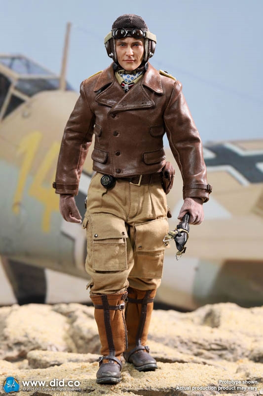 Hans-Joachim Marseille - Star of Afrika - WWII German Luftwaffe Flying Ace - DiD 1/6 Scale Figure
