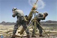 12cm Granatwerfer 42 mortar in Yellow- World War II - DiD 1/6 Scale Accessory