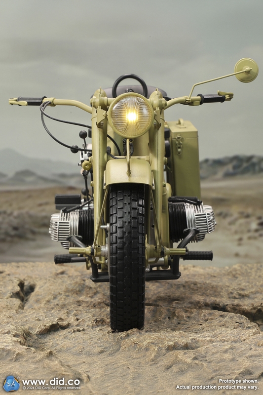 German Zündapp KS 750 Motorcycle with Sidecar Sand Version - World