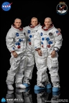 Apollo 11 Astronauts - Armstrong, Aldrin, Collins - DiD 1/6 Scale Figure
