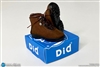 Leather Hiking Boots in Logo Shoebox - DiD 1/6 Scale Accessory