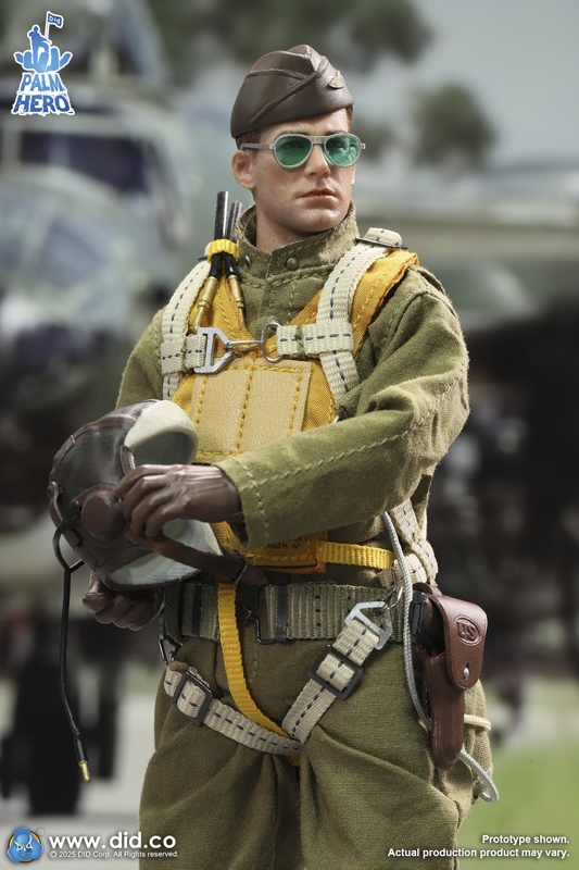 Captain Rafe - U.S. Army Air Force Pilot - Palm Hero Series - DID 1/12 Scale Figure