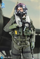 Captain Mitchell The US Navy Fighter Weapons School Instructor F/A-18E Pilot - Palm Hero Series - DiD 1/12 Scale Figure