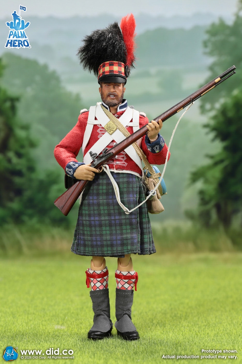 Angus - The Black Watch British Army 42nd Regiment - DiD 1/12 Scale Figure