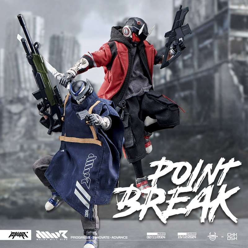 Point Break Character Kit Point Break Collectible Set - Bulletpunk Universe - Devil Toys 1/12 ...
