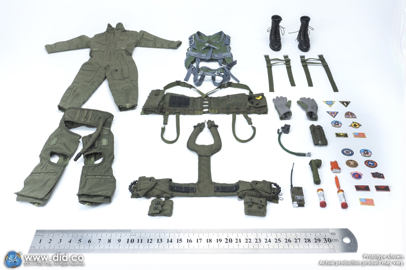 U.S. F-14 Pilot Accessory Set - DiD 1/6 Scale Accessory Set