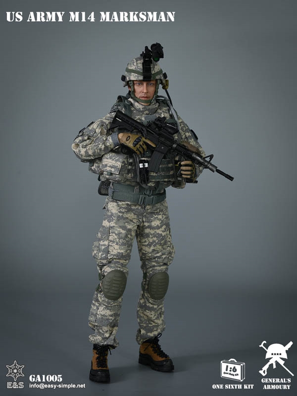US Army MK14 Marksman - Generals Armoury 1/6 Scale Figure