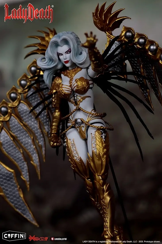 Gold Lady Death - Coffin Legacy Series 2 - Executive Replicas 1/12 Scale Figure