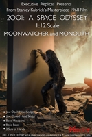 Moonwatcher and Monolith  - 2001: A Space Odyssey - Executive Replicas 1/12 Scale Diorama Set
