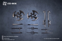 Undead Ninja Army Weapons Set - EdStar 1/12 Scale Weapons Set