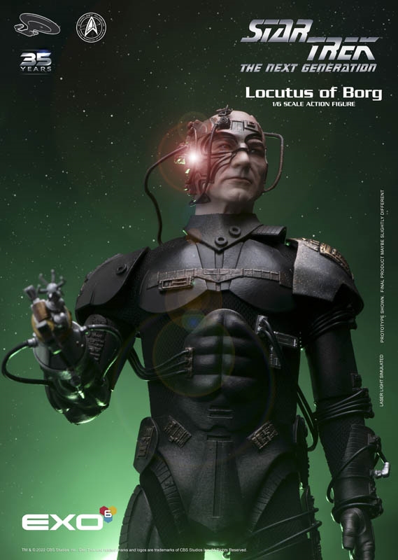 Locutus of Borg - Star Trek: The Next Generation - EXO-6 1/6 Scale Figure
