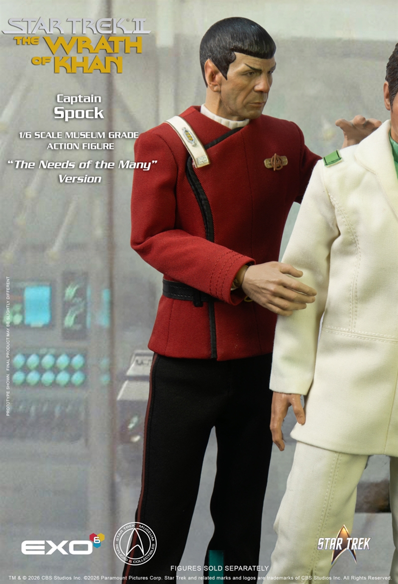 Captain Spock - Needs of the Many Version - Star Trek: The Wrath of Khan - EXO-6 1/6 Scale Figure