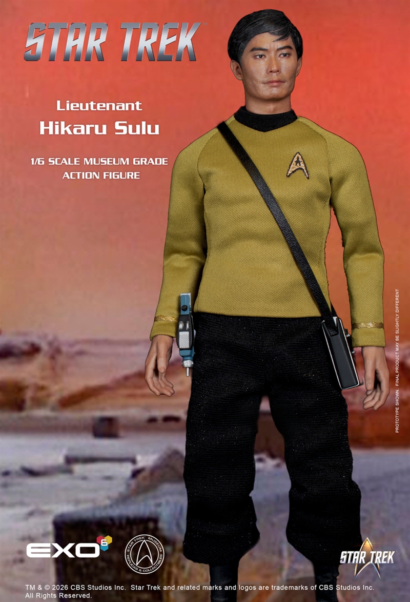 Lieutenant Hikaru Sulu - Star Trek: The Original Series - EXO-6 1/6 Scale Figure