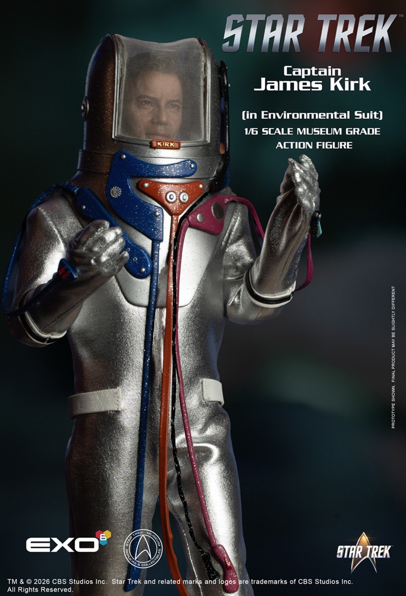 Captain James T. Kirk (in Environmental Suit) - Star Trek: The Original Series - EXO-6 1/6 Scale Figure