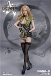 Combat Cheongsam - CP Camouflage - Fire Girl 1/6 Scale Accessory