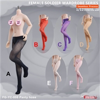 Seamless Pantyhose - Six Color Options - Flirty Girl 1/12 Scale Accessory Set