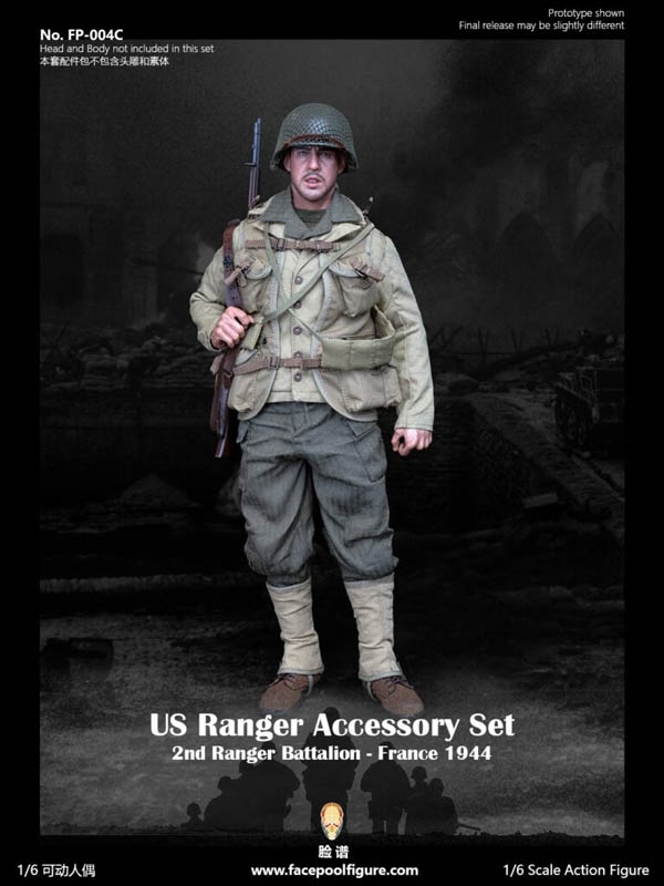 US Ranger Accessory Set - Facepool 1/6 Scale Accessory Set