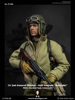 US Army 2nd Armored Division Staff Sergeant Tank Commander- Standard Version - Facepool 1/6 Scale Figure