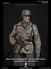 1st SS Panzer Division Kampfgruppe Hansen 1944 Ardennes Squad Leader - Facepool 1/6 Scale Figure