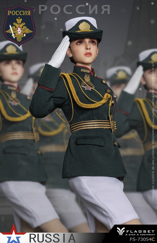 Russian Female Soldiers - Aerospace Forces - Flagset 1/6 Scale Figure