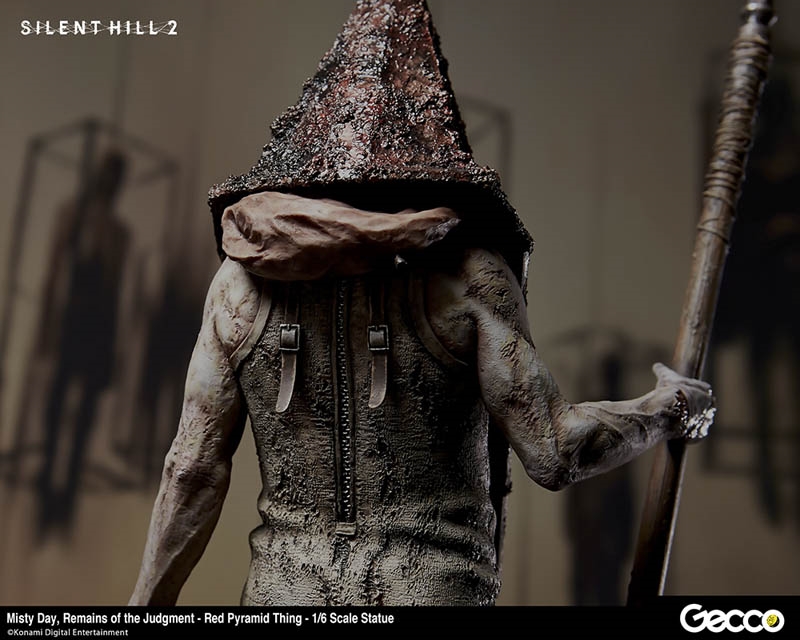 Red Pyramid Thing Statue by Gecco Co