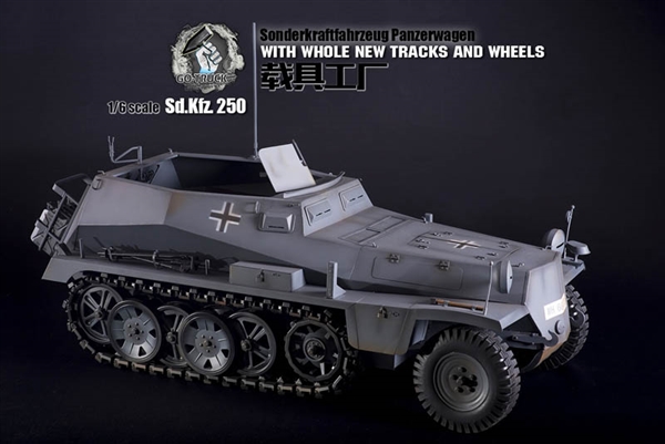 250/1 Light Half track Personnel Carrier Trident 90248 New 1/87 Plastic Sd.Kfz 