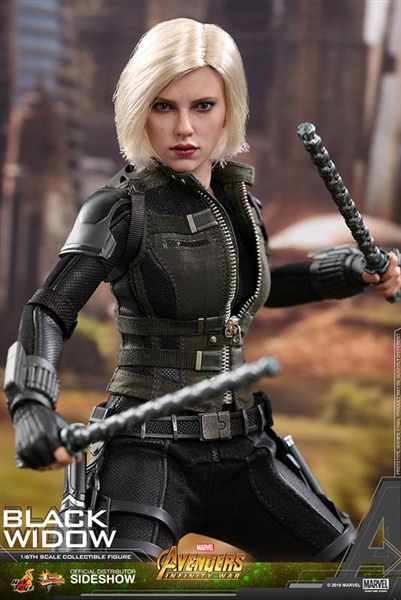 1/6 Scarlett Johansson Head Sculpt Black Widow Avengers 3 For 12" Hot Toys USA 