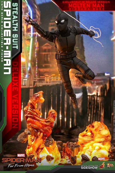 Spider-Man (Stealth Suit) Deluxe Version - Spider-Man: Far From Home - Hot Toys 1/6 Scale Figure