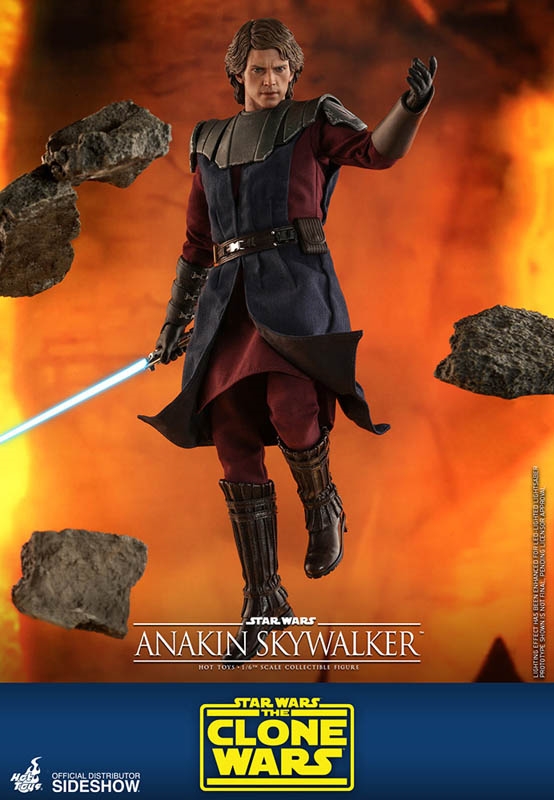1/6 Scale Anakin Skywalker Star Wars Head Sculpt For 12" Hot Toys Figure U.S.A.