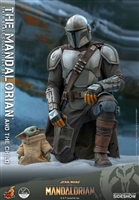 The Mandalorian and The Child - Star Wars - Hot Toys 1/4 Scale Collectible Set