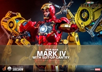 Iron Man Mark IV with Suit-Up Gantry -  Hot Toys 1/4 Scale Figure