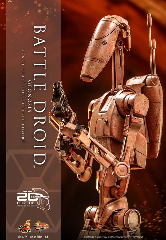 Battle Droid (Geonosis) - Star Wars: Attack of the Clones - Hot Toys 1/6 Scale Figure