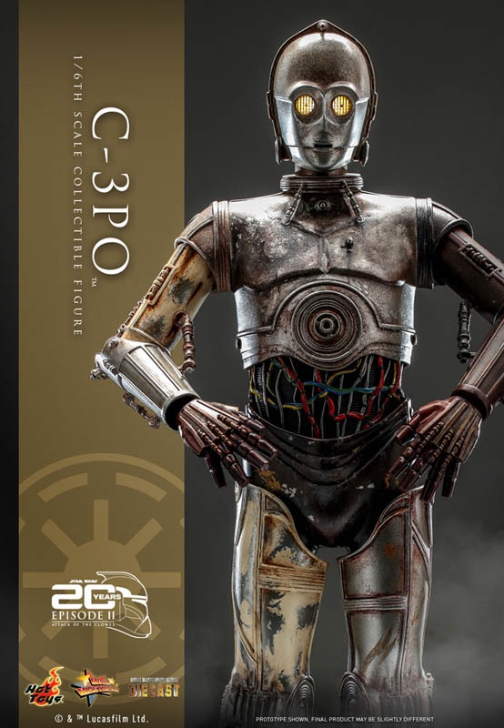 C-3PO - Star Wars: Attack of the Clones - Hot Toys 1/6 Scale Figure