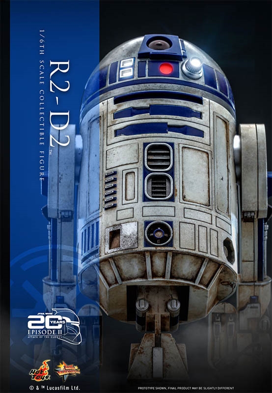 R2-D2- Star Wars: Attack of the Clones - Hot Toys 1/6 Scale Figure