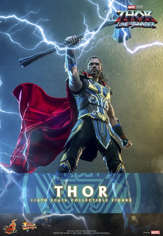 Figurine articulée Hot toys Thor: Love and Thunder Masterpiece figurine 1/6  Th