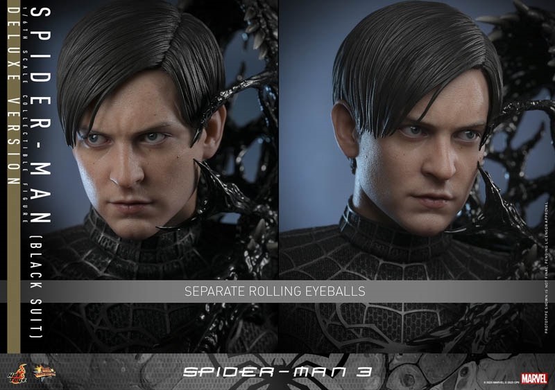 Spider-Man (Black Suit) Deluxe - Spider-Man 3 - Hot Toys MMS728 1