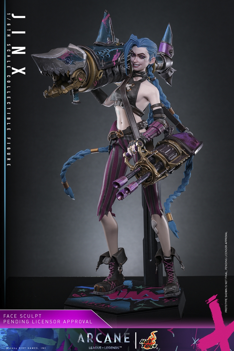 ARCANE Jinx フィギュア Jinx - Arcane - Hot Toys TMS137 1/6 Scale Figure