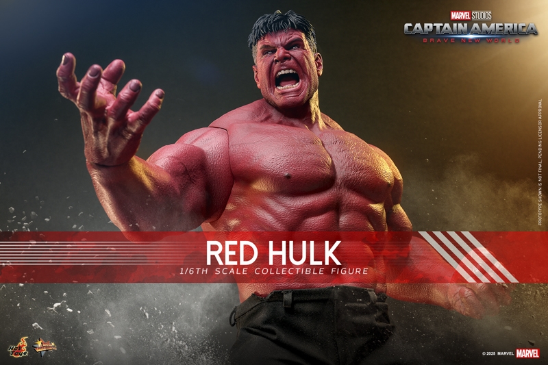 Red Hulk: Captain America: Brave New World - Hot Toys MMS797 1/6 Scale Figure