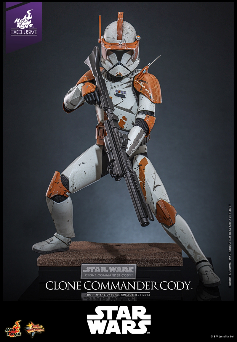 Clone Commander Cody - Star Wars - Hot Toys 1/6 Scale Figure Set
