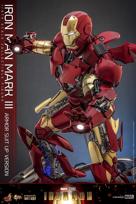 Iron Man Mark III (Armor Suit Up Version) - Marvel - Hot Toys MMS825D72 1/6 Scale Figure