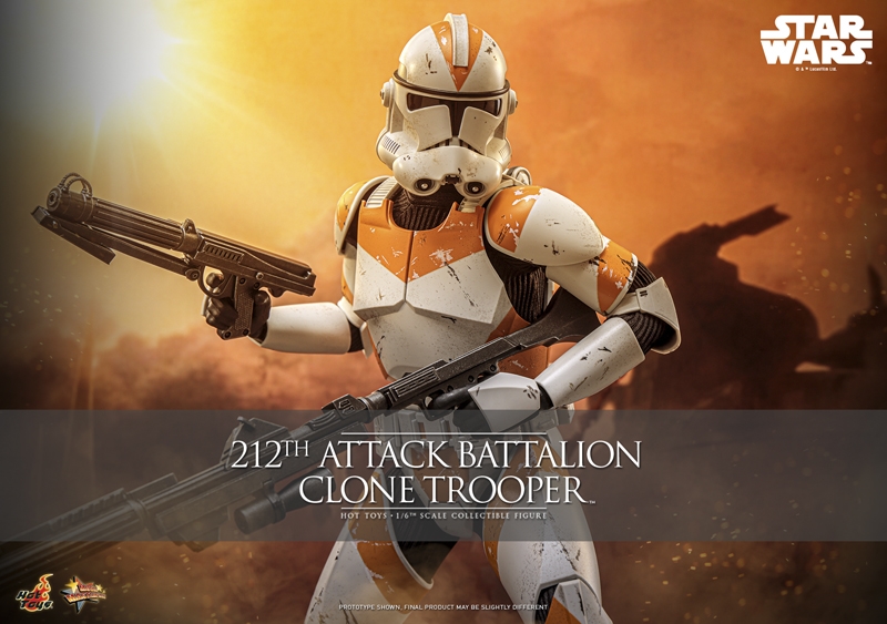 212th Attack Battalion Clone Trooper - Hot Toys MMS851 1/6 Scale Figure