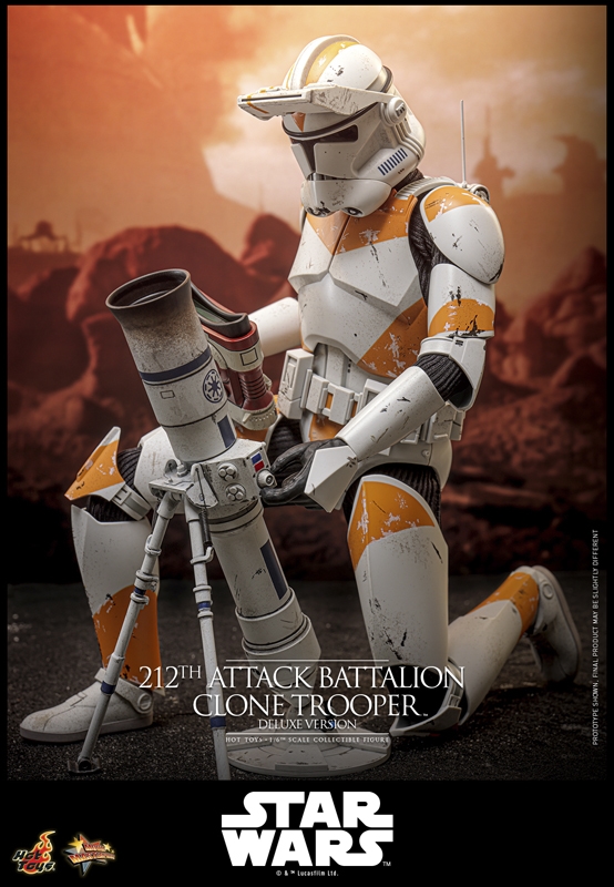212th Attack Battalion Clone Trooper Deluxe Version - Hot Toys MMS852 1/6 Scale Figure