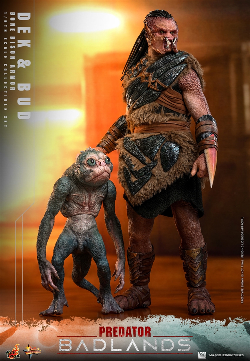 Dek (Bone Bison Armor) and Bud - Hot Toys MMS873 1/6 Scale Figure