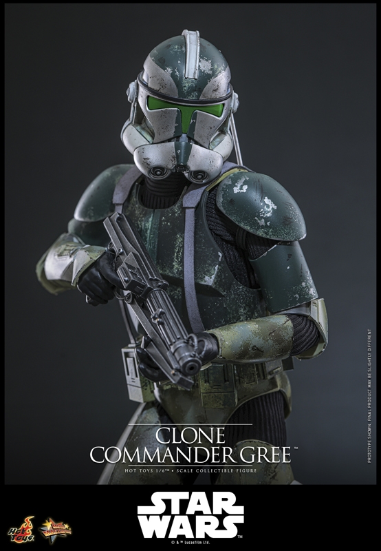 Clone Commander Gree - Star Wars - Hot Toys MMS877 1/6 Scale Figure