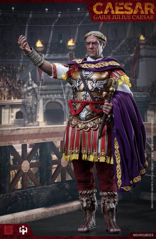 Julius Caesar Single Version - Ancient Rome - HY Toys 1/6 Scale Figure